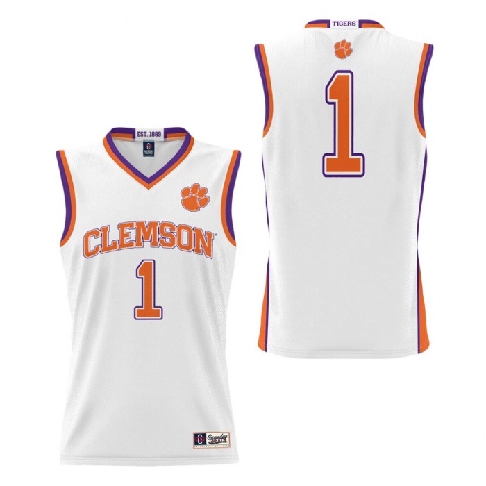 Unisex ProSphere #1 Orange Clemson Tigers Basketball Jersey